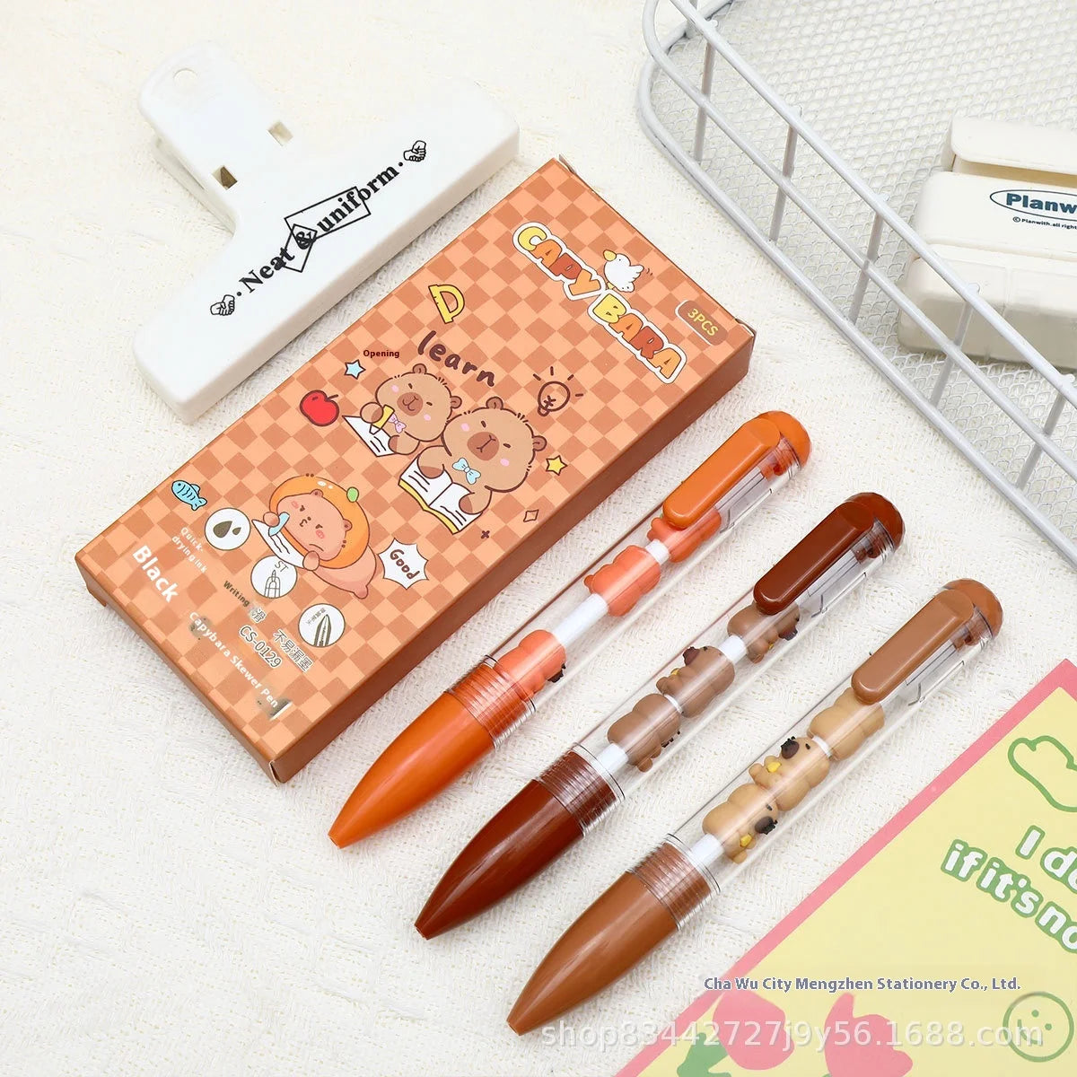 Gel Pen Set – Hello Kitty & Capybara