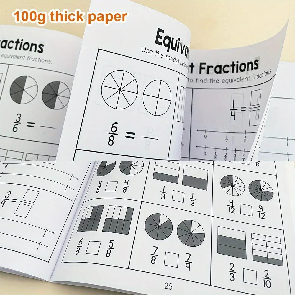 Fun Math Basic Fraction Skills Workbook