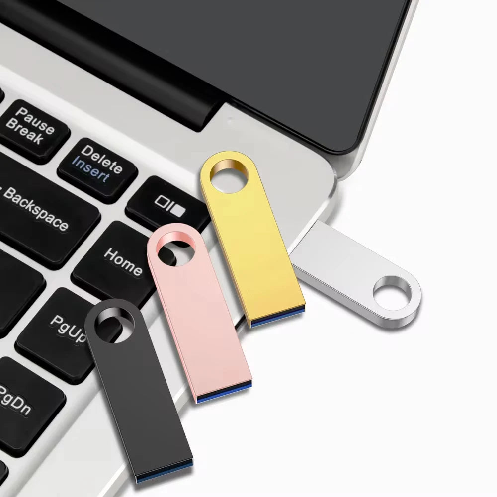 Metal USB Flash Drive – 128GB to 2TB High-Speed USB 3.0