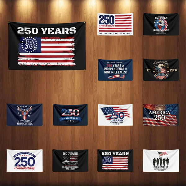 US 250th Anniversary Flag
