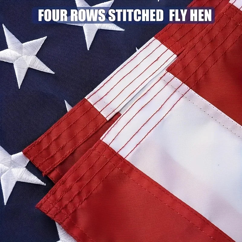 American Flag Sewn Stars and Stripes
