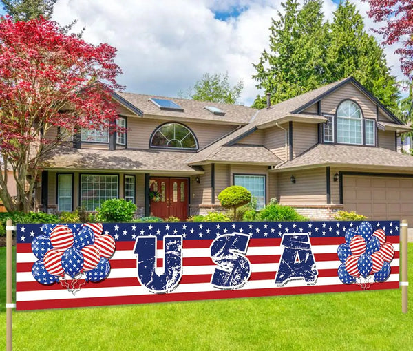 USA Independence Day Party Banner