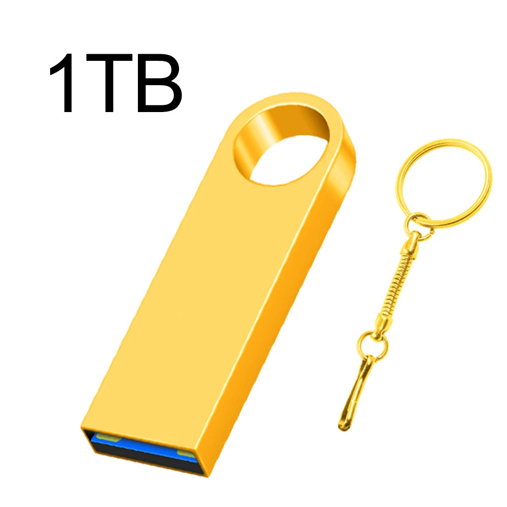 Metal USB Flash Drive – 128GB to 2TB High-Speed USB 3.0
