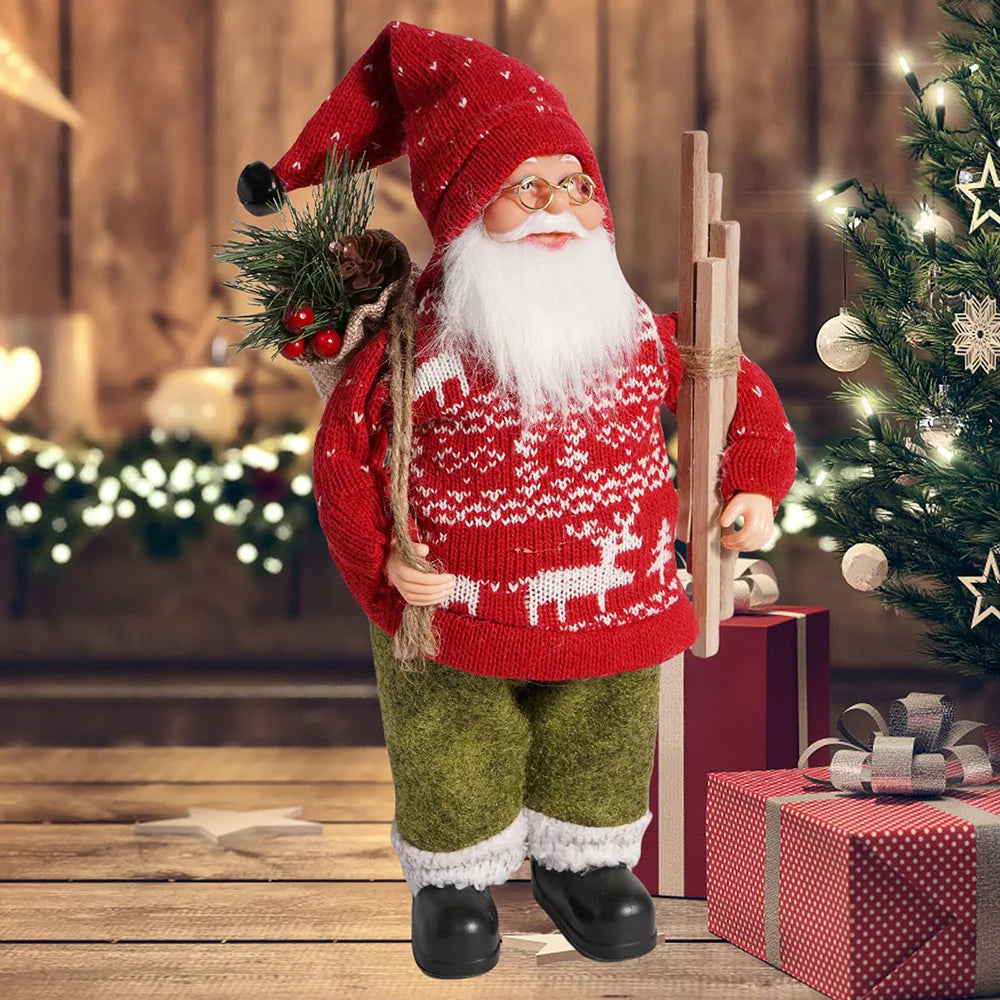 12in Standing Santa Claus Doll