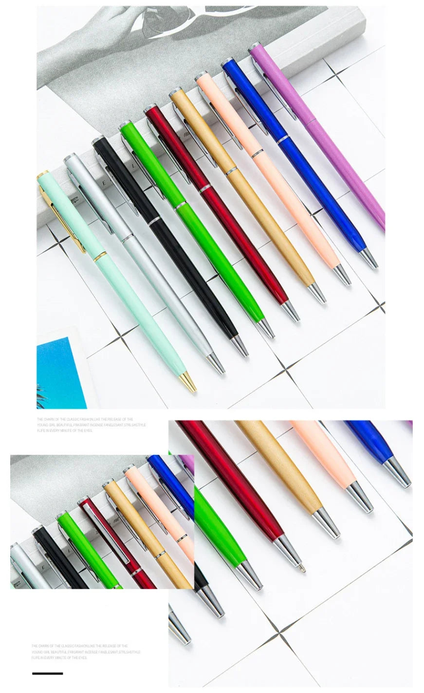100pcs Metal Ballpoint Pen Set