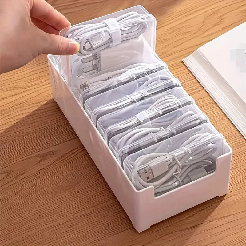 Cable Organizer Box Set – Durable Storage for Cords & Devices