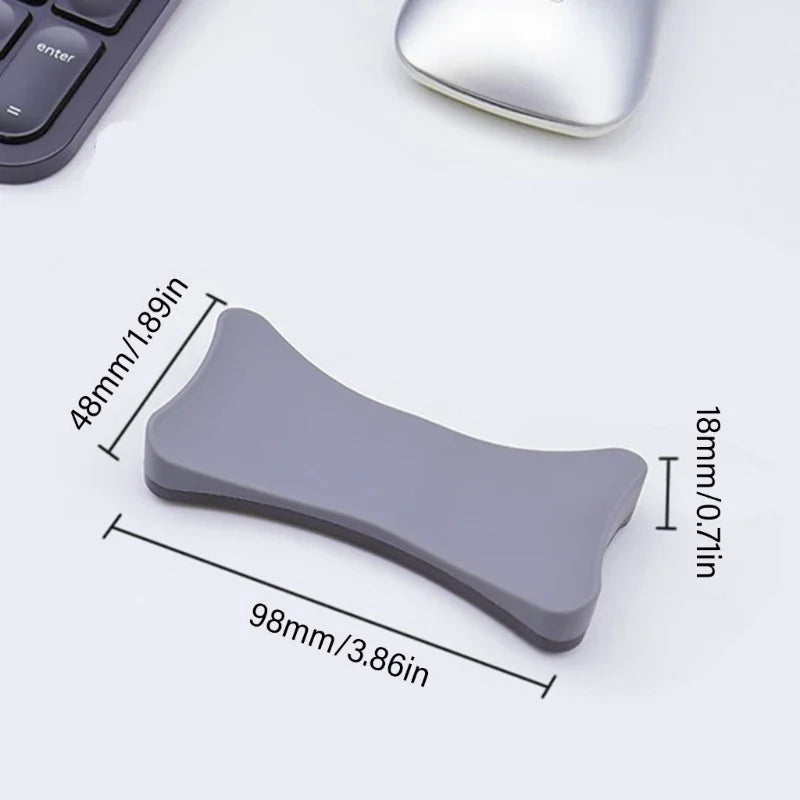 Wrist Rest Mouse Pad with Rollers Base