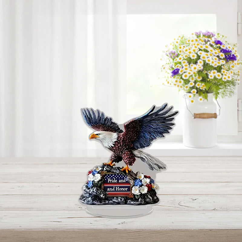 4th of July Eagle Gnome Figurine