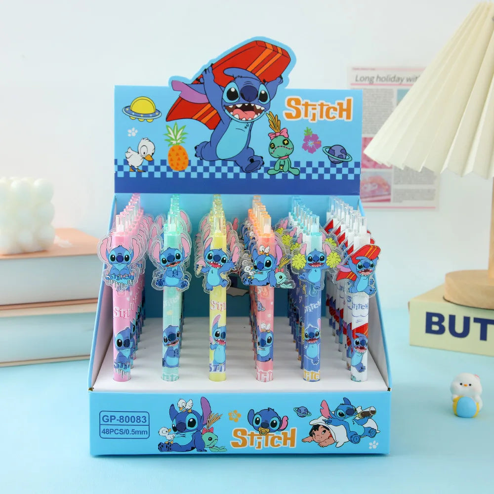 Disney Stitch 48pcs Gel Pen Set: