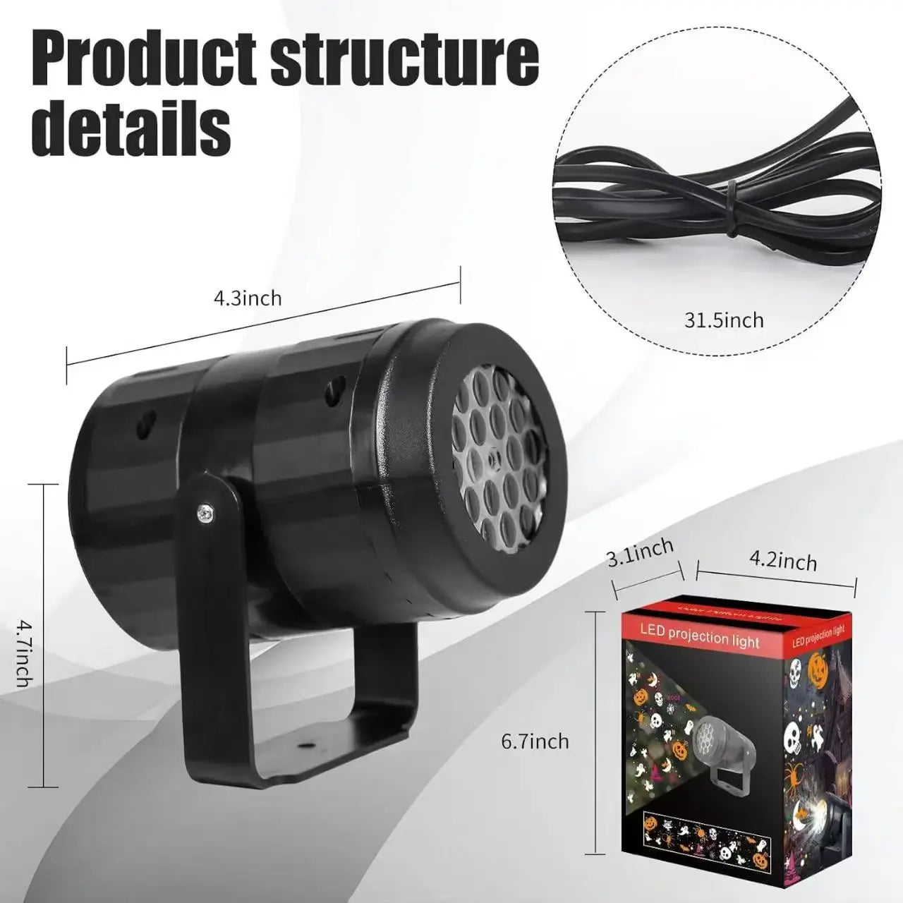Rotating Pattern Projection Light