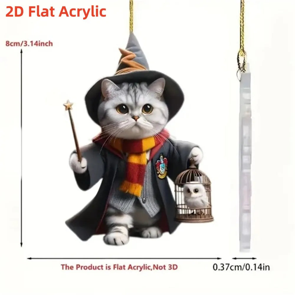 Acrylic Dog & Cat Ornament