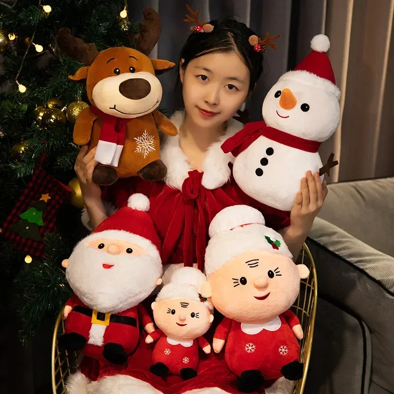 Cute  – Santa, Elk & Snowman