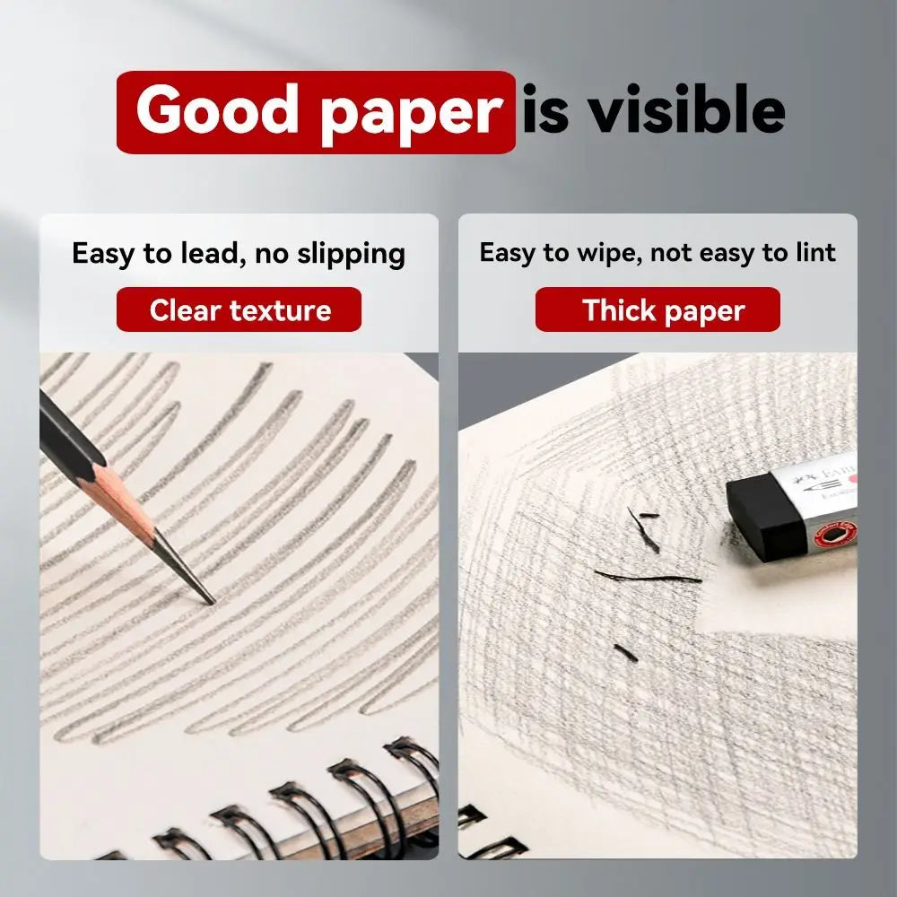 Spiral Bound Thick Paper Artist Sketchbook
