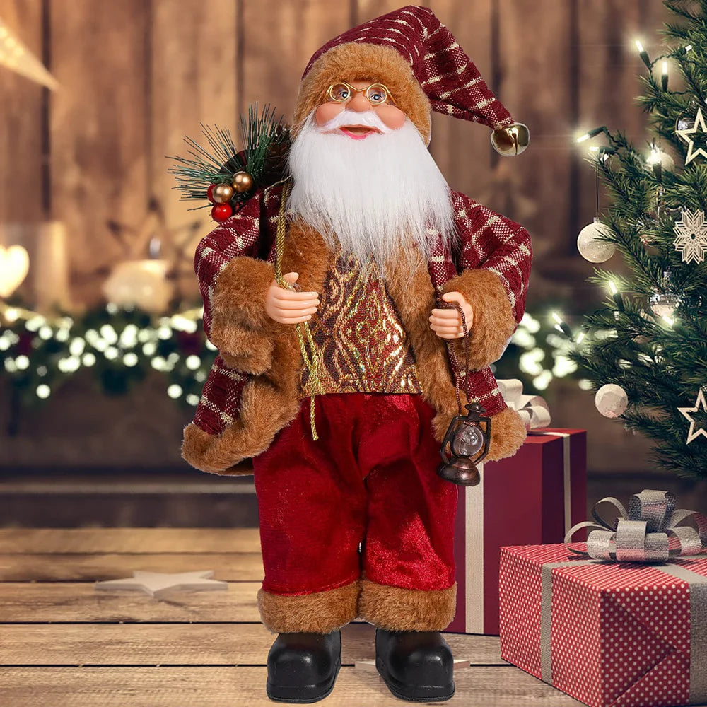 12in Standing Santa Claus Doll