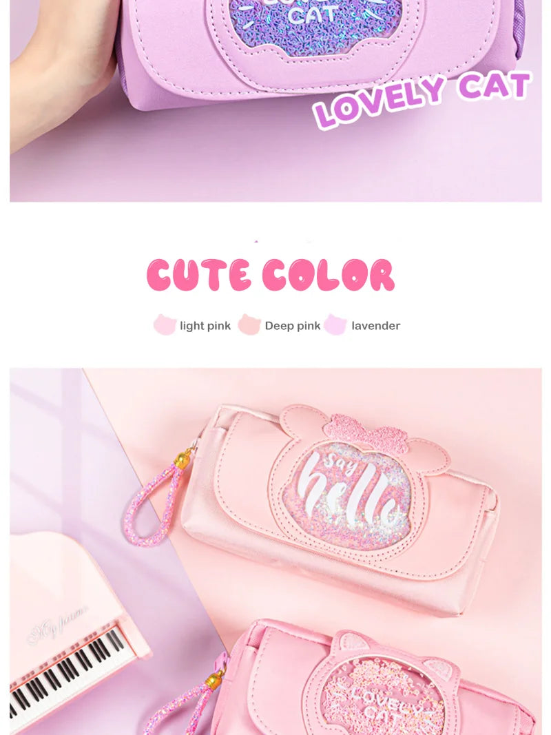 Kawaii Quicksand Pencil Case