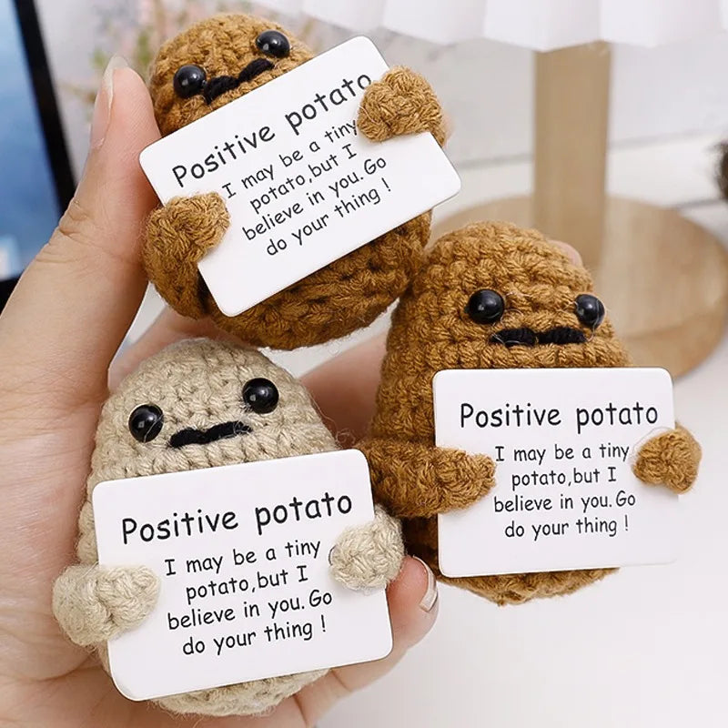 Funny Crochet Positive Energy Doll Set