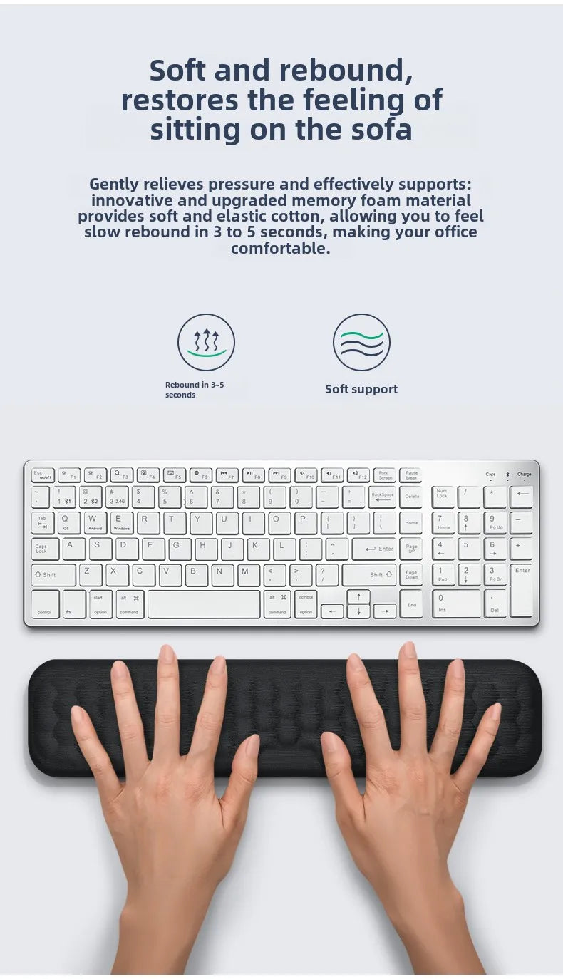 Ergonomic Memory Foam Keyboard