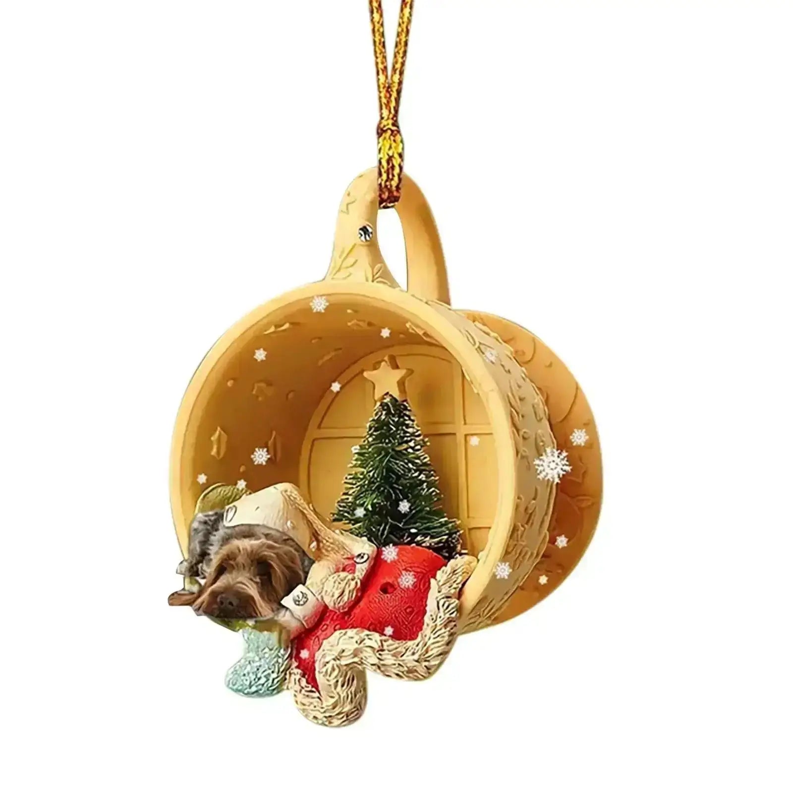 Christmas Dog Ornament