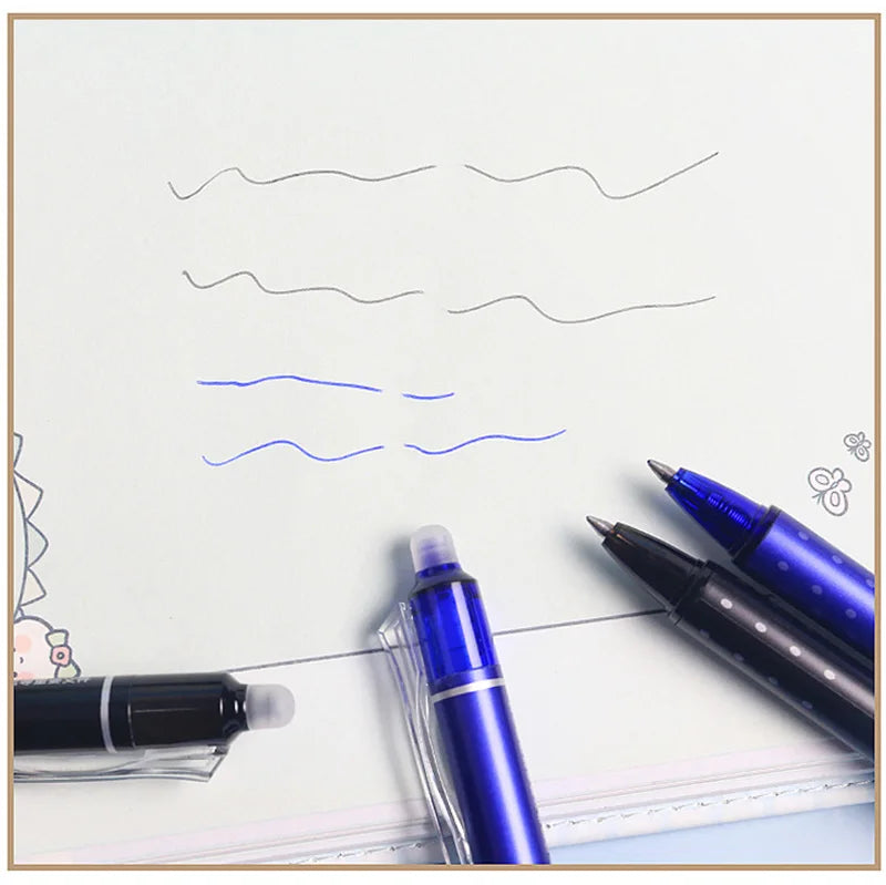 Gel Pen Set – Black & Blue Ink with Refills
