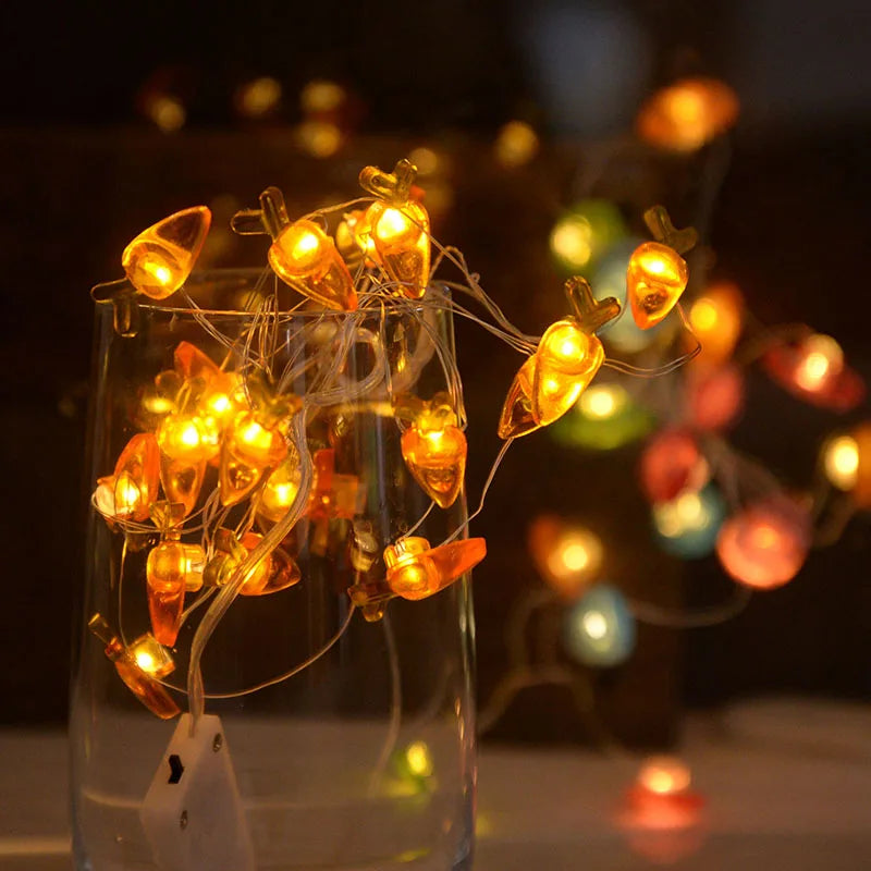 Easter Rabbit & Chick LED String Lights