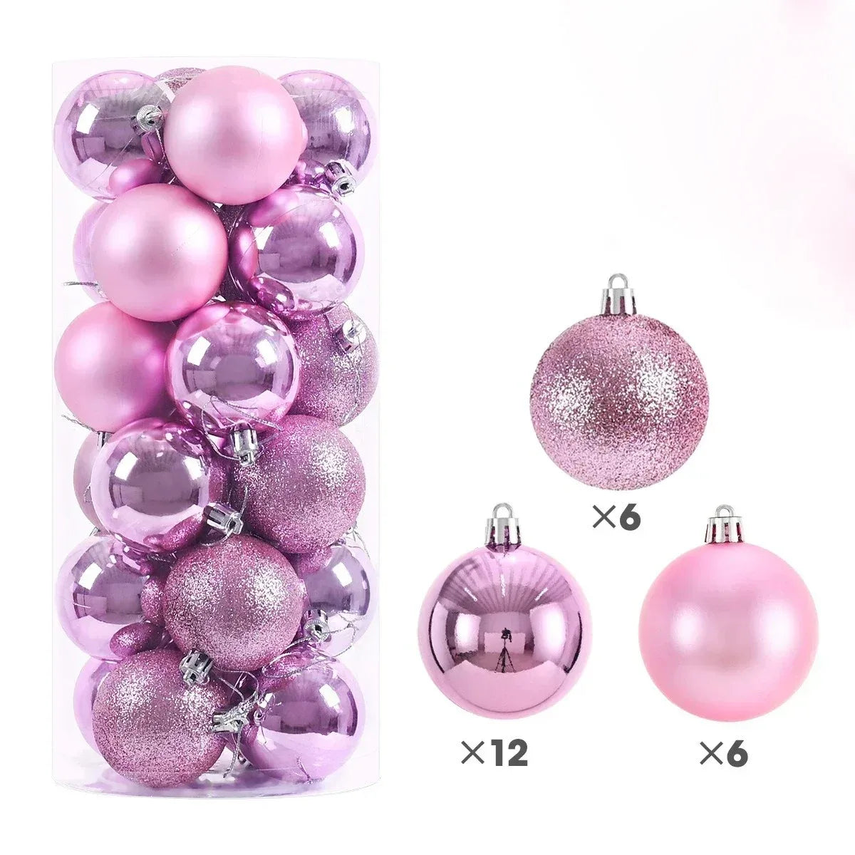24PCS Christmas Tree Ball Ornaments