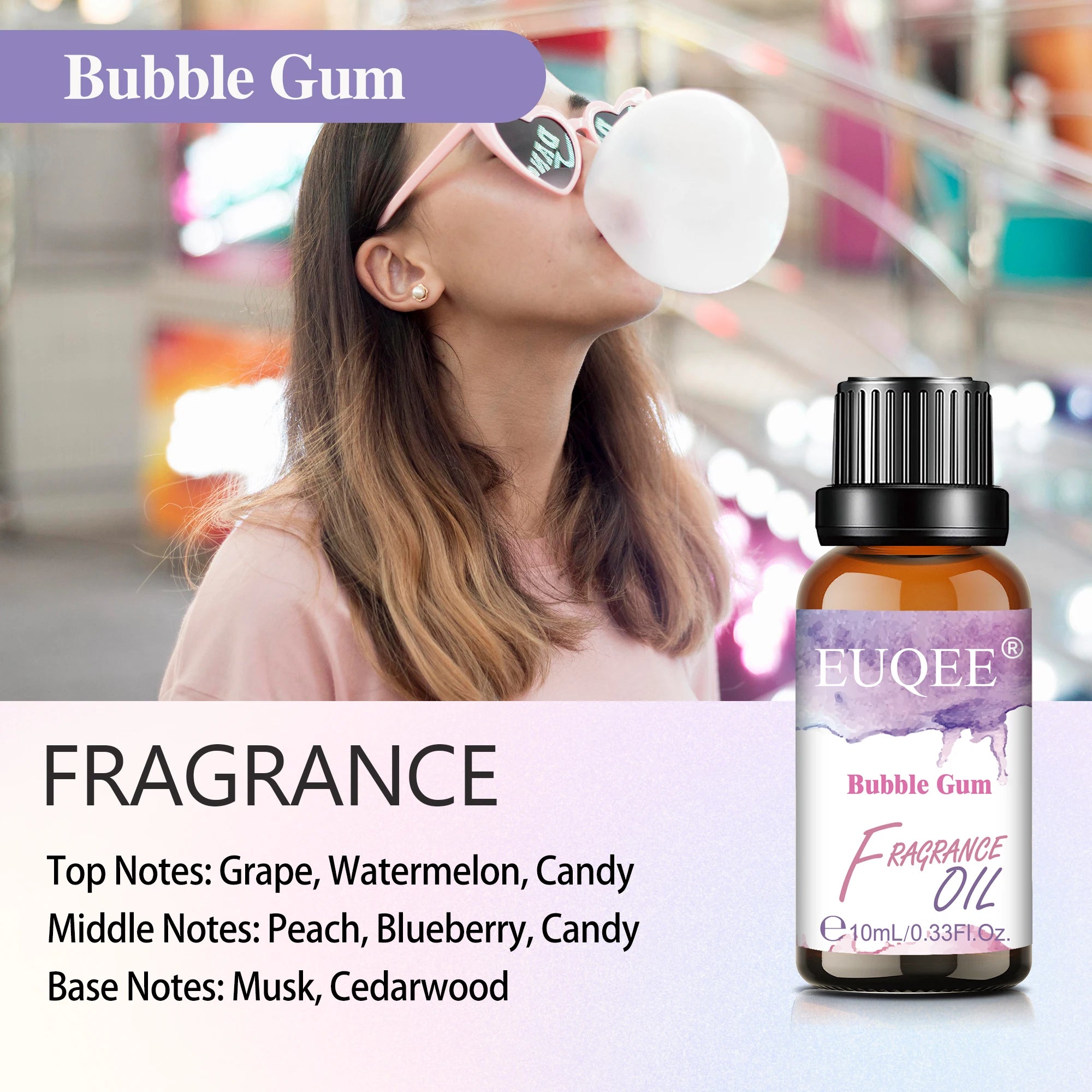EUQEE Fragrance Oil for Diffusers and Candles