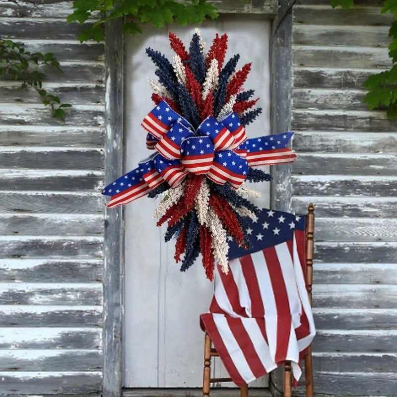 4th of July Patriotic Front Door Wreath