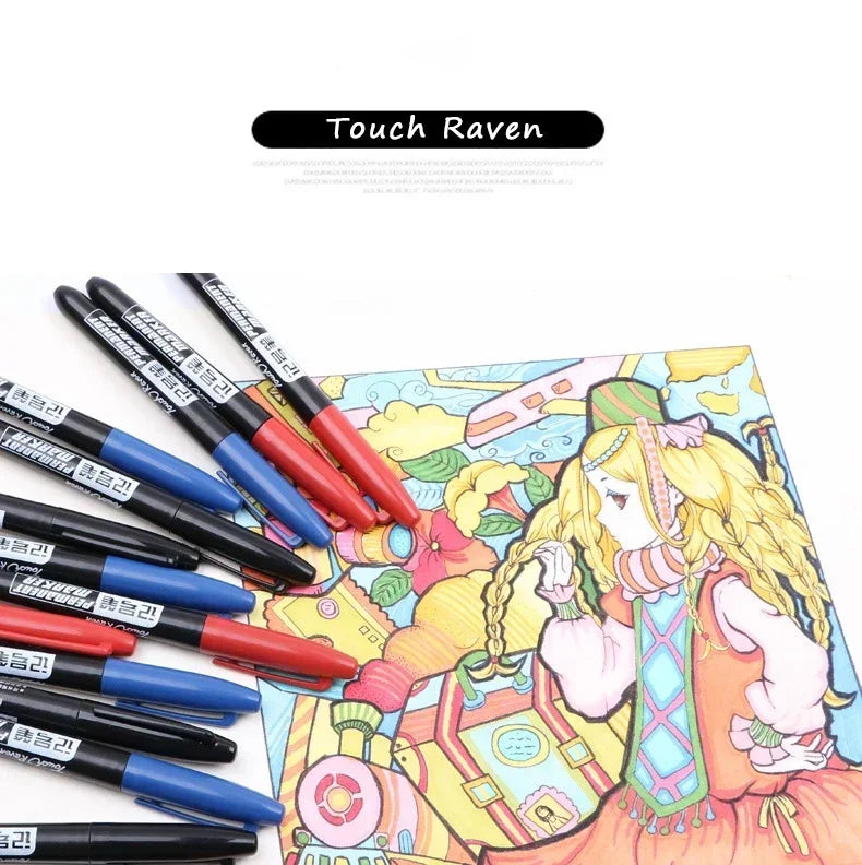 6PCS Permanent Marker Pens