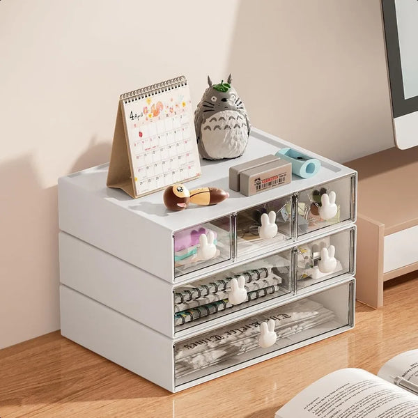 Desk Organizer with 6 Drawers