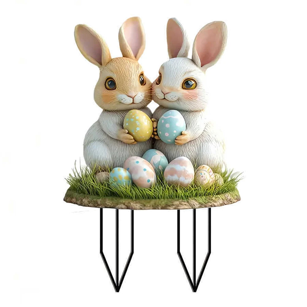 Easter Acrylic Garden Sign