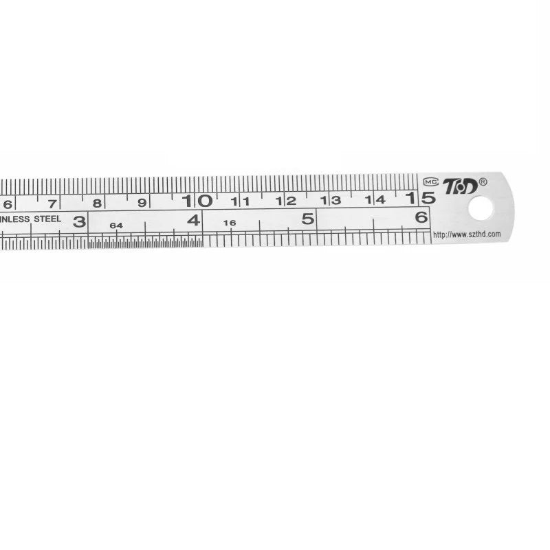 Double-Sided Stainless Steel Ruler