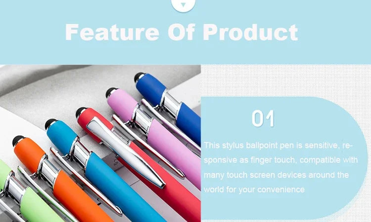 Custom Metal Ballpoint Stylus Pens