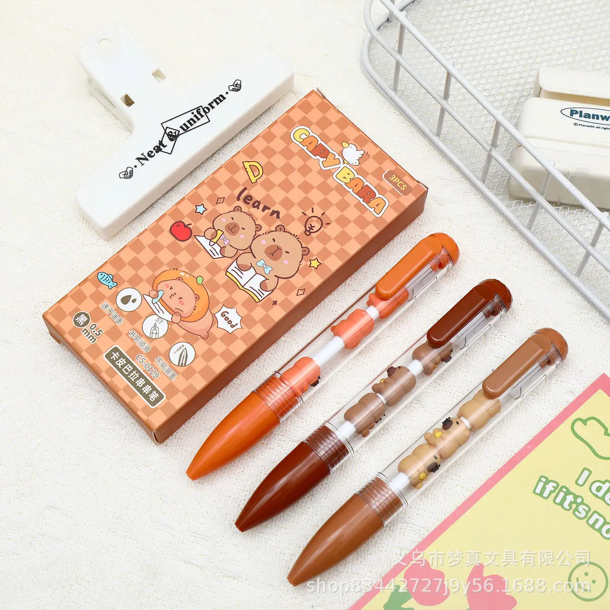 Gel Pen Set – Hello Kitty & Capybara