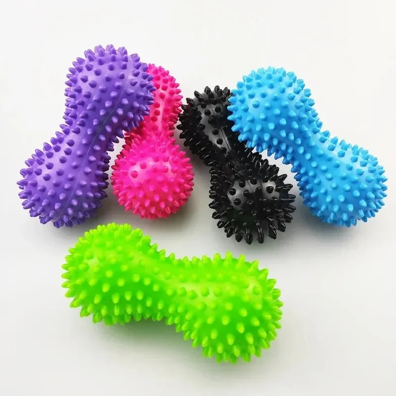 Spiky Peanut Massage Ball – Inflatable PVC Yoga & Fitness Tool