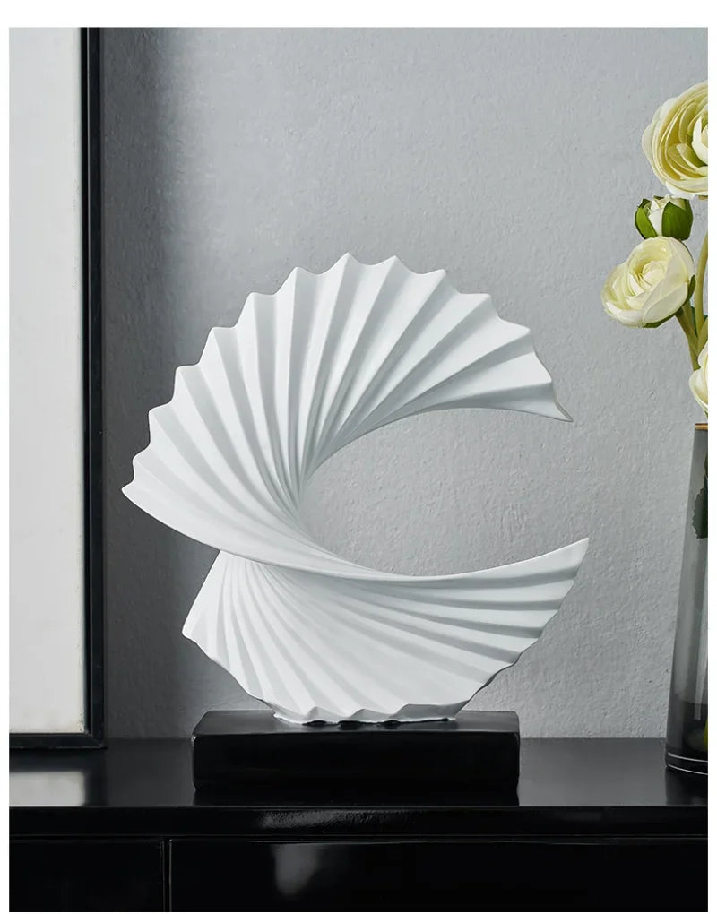 Modern Abstract Resin Sculpture Home Décor