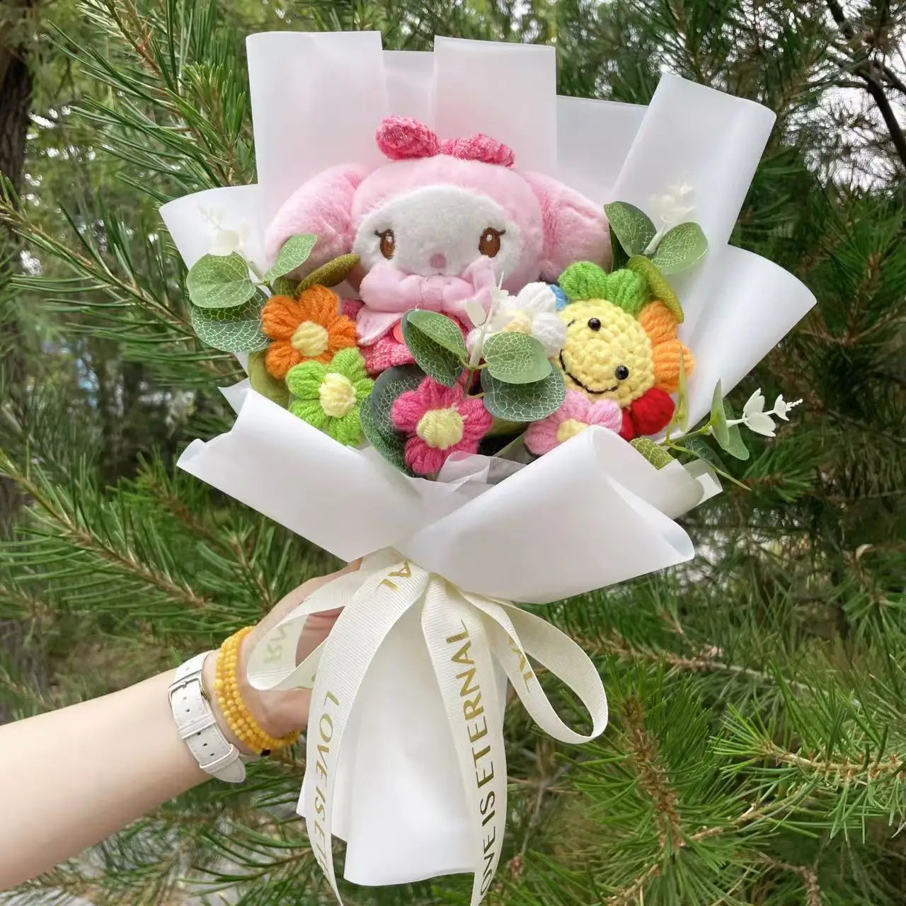 Cartoon Plush Flower Bouquet Gift