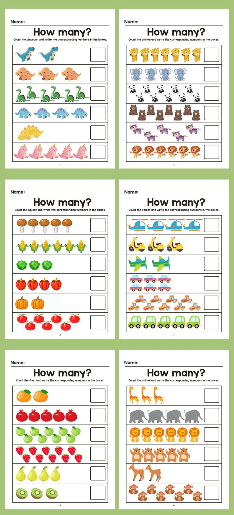 Preschool Logical Thinking Math Workbook