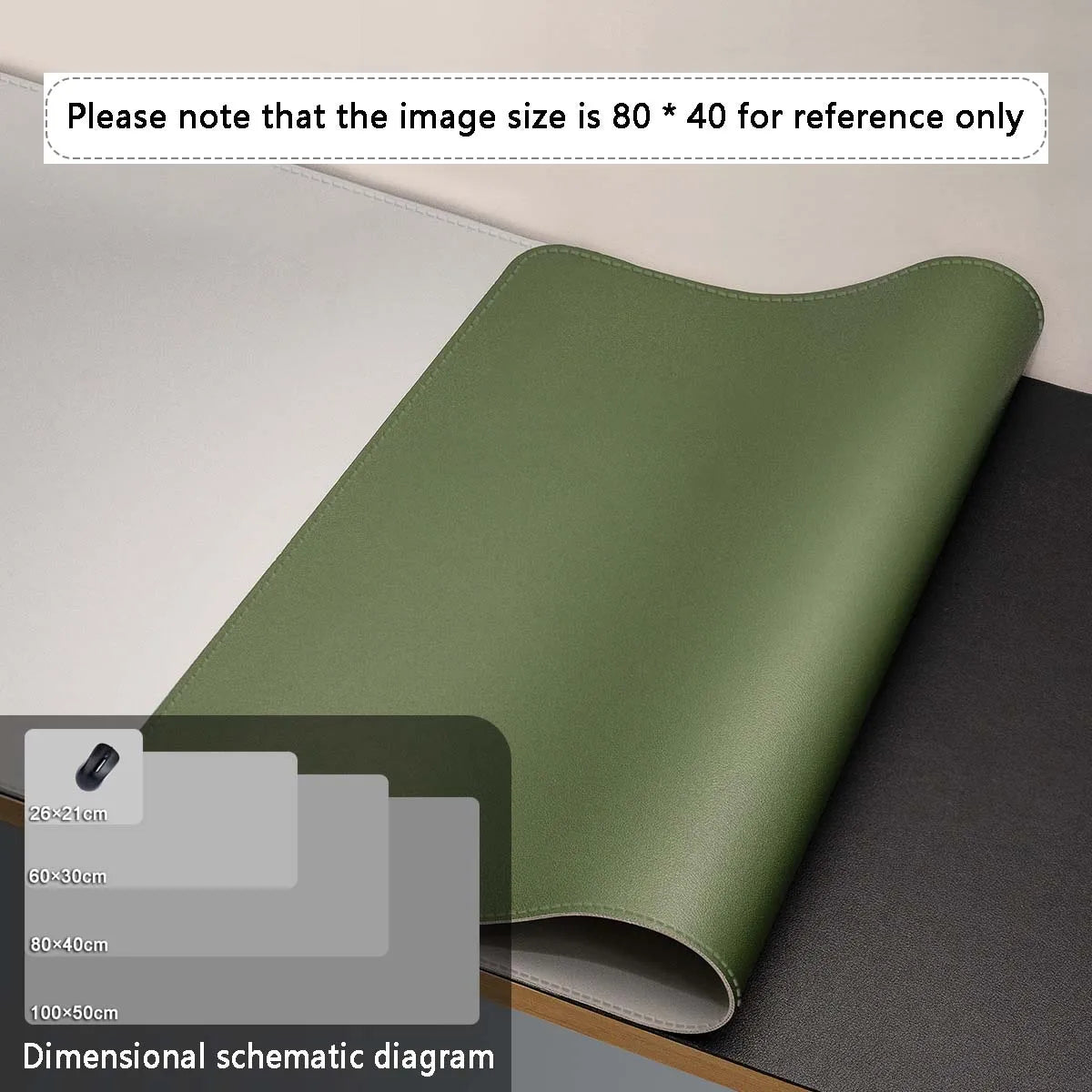 Large PU Leather Desk Mat