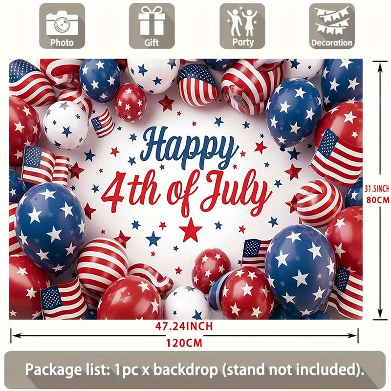 4th of July Patriotic Party Banner