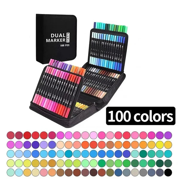 Watercolor & Fine liner Art Set