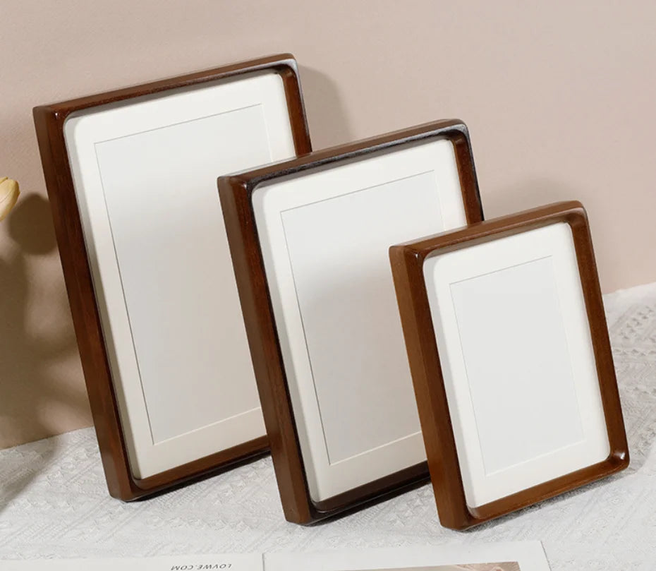 Solid Wood Black Walnut Photo Frame