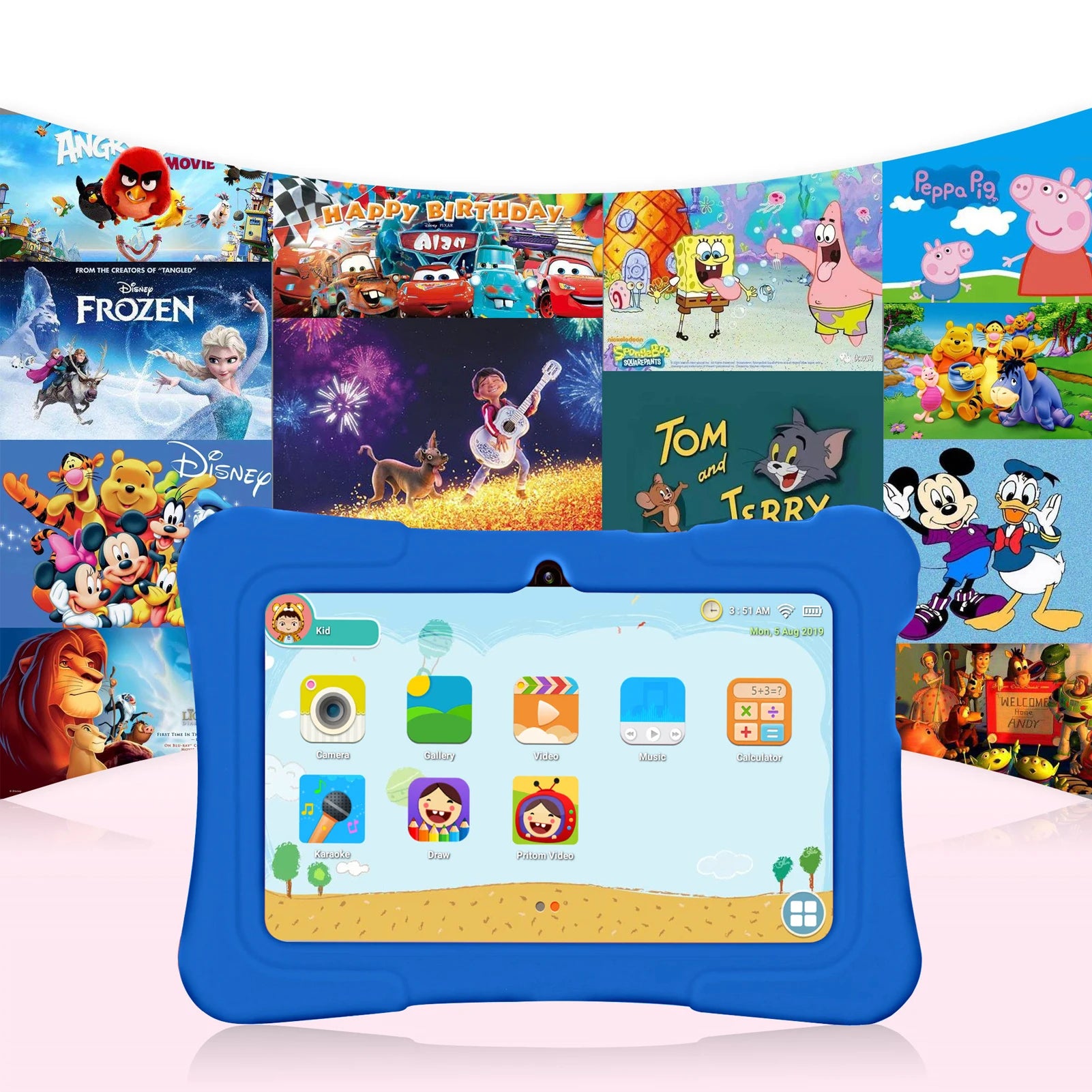 PRITOM 7" Kids Tablet – 32GB, Android 10