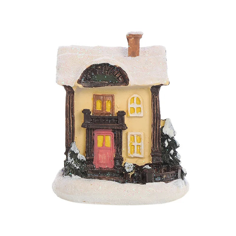 Christmas LED Glowing House Ornament