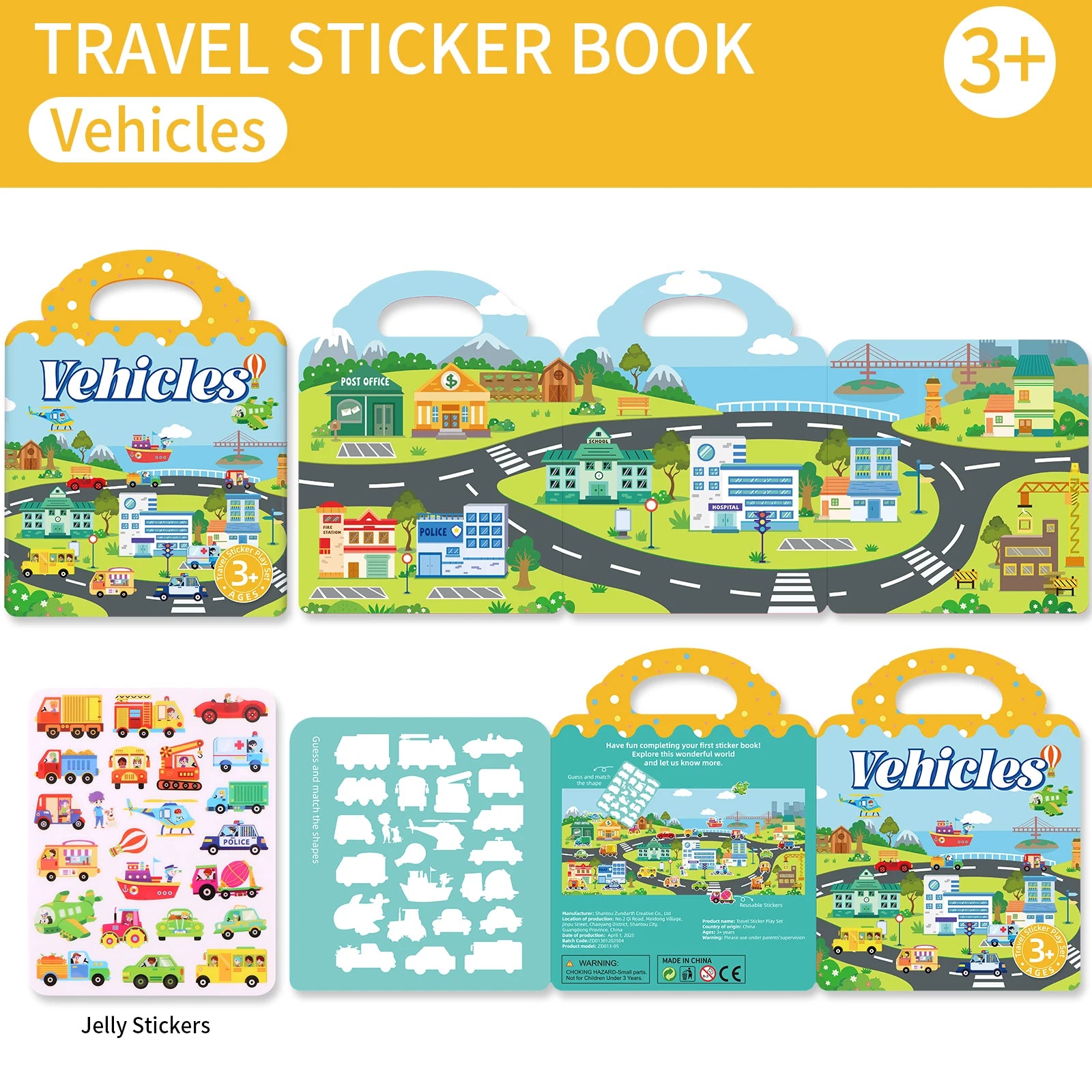 Kids’ Reusable DIY Sticker Book