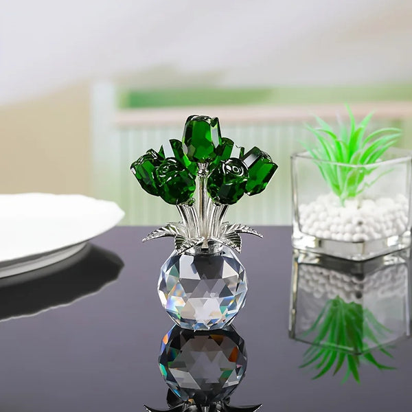 Crystal Rose Valentine Gift