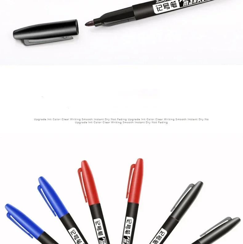 6PCS Permanent Marker Pens