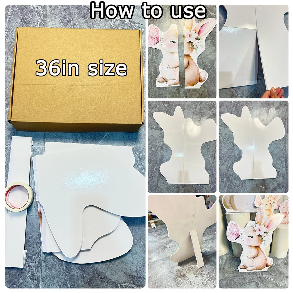 Bunny Rabbit KT Board Backdrop