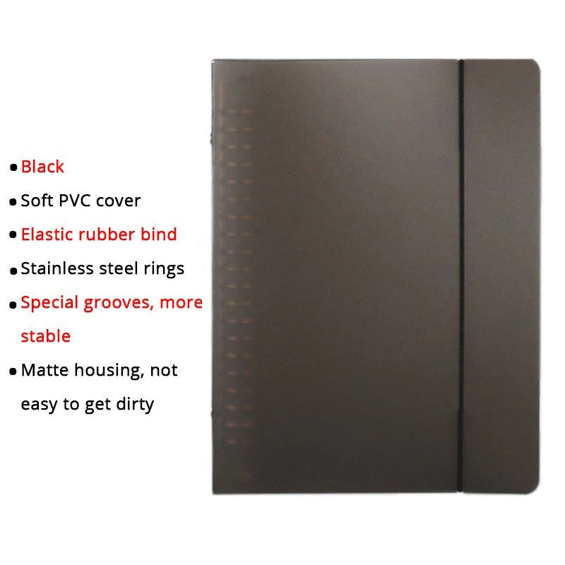 Refillable A4/B5/A5 Binder Notebook