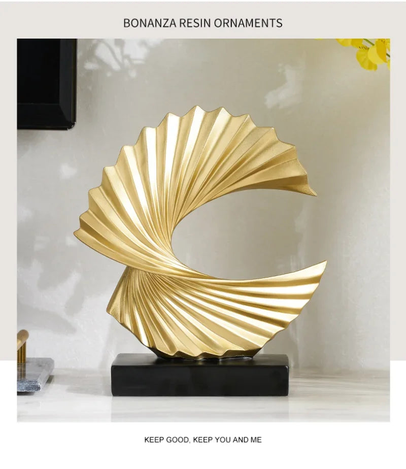 Modern Abstract Resin Sculpture Home Décor