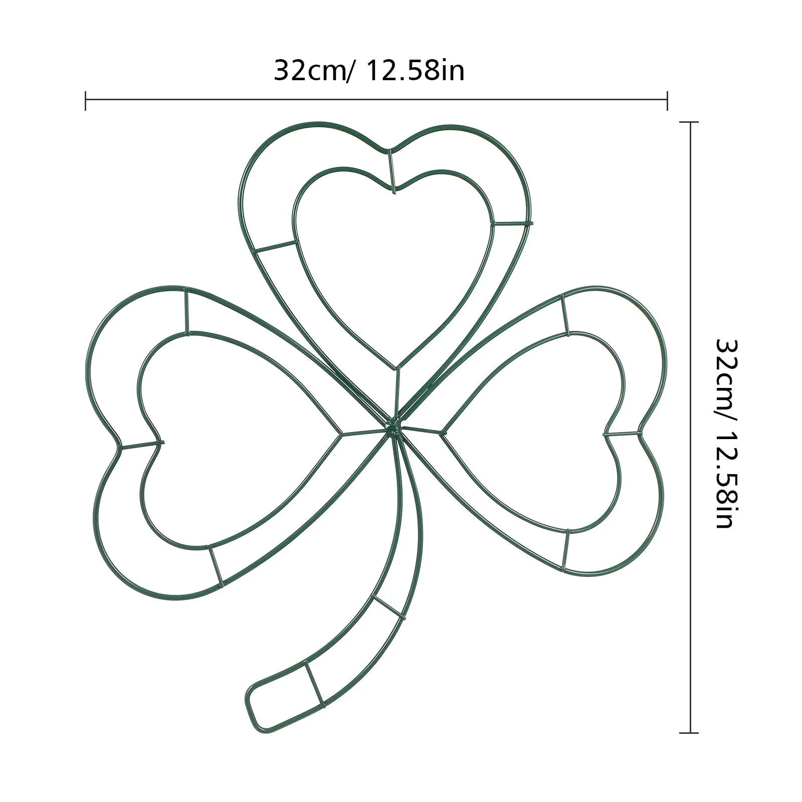 St. Patrick's Day Shamrock Wreath Frames, 2-Piece Set
